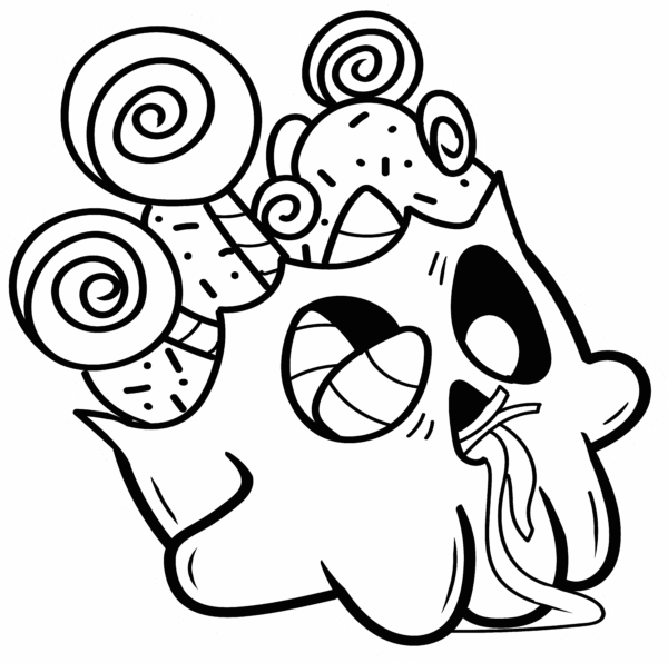 Candy Skull Sticker