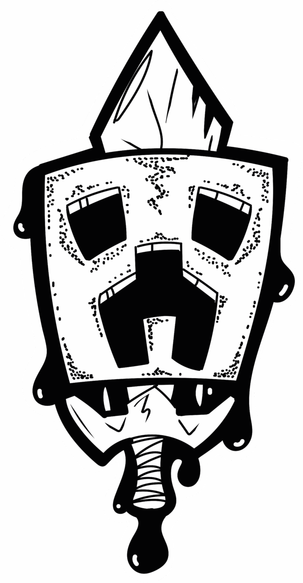 Minecraft Creeper Sticker